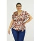 thumbnail image 5 of Blusa manga mariposa Roman Fashion Talla Extra 1840 Blanco, 5 of 7