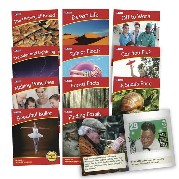 Junior Learning Letters & Sounds Phase 6 Set 2 Non-Fiction Educational Learning Set