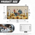 thumbnail image 7 of Whosucclay Rooster and Sunflower Pattern Cover, Anti-Wear Protector Convenient Fold-Away Design Elastic Golf Cart Seat Blanket for Most 2-Seat Golf Carts, 7 of 7