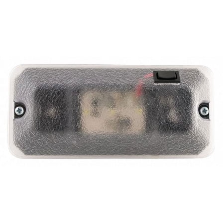 J.W. Speaker Dome Lamp,White,2-63/64in L,3-Way Switch 411