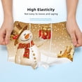 thumbnail image 3 of Yiaed Christmas Snowman Gift Print Boys' Boxer Briefs Cotton Casual Stretch Comfort Boys Boxers - Kids Boxer Briefs Underwear for Boys (6-18)-Small, 3 of 5