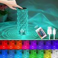 thumbnail image 1 of Lámpara de noche, lámpara de noche táctil con 16 colores y 4 modos, lámpara de noche recargable por USB, luz nocturna para niños con control remoto, regalo para niños/adultos JM, 1 of 5