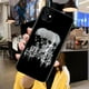 thumbnail image 1 of Funda de teléfono con diseño de calavera de terror para IPhone, carcasa de protección para modelos 13, 12, 11 Pro Max, Mini, SE, XR, X, XS, Max, 8Plus, 7plus, 6, 6S Fivean unisex, 1 of 2