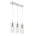 thumbnail image 4 of JONATHAN Y Mium 21.63" 3-Light Modern Style Iron/Crystal/Glass Integrated LED Linear Pendant, Chrome, 4 of 15