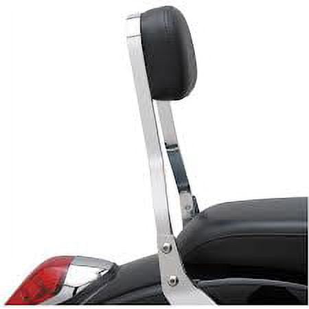 Cobra Square Mini 11" Chrome Sissy Bar Passenger Backrest (02-4725)