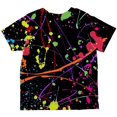 thumbnail image 2 of Splatter Paint Black All Over Toddler T Shirt, 2 of 2