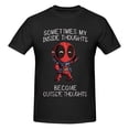 thumbnail image 3 of Deadpool T-Shirt Col Rond Manches Courtes Mode Athlétique T-Shirt Cadeau pour Hommes Femmes 3X-Grand, 3 of 5