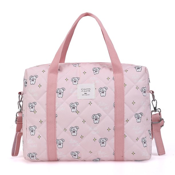 Bolso Bandolera Pañales para Mujer Con Bolsillo Interior Acolchado () Rosa