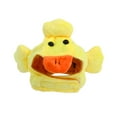 thumbnail image 1 of Little Yellow Pet Hat Shape Puppy Outfit Party Cosplay Accessory for Cat Dog (Size S Inner Color for Random), 1 of 8
