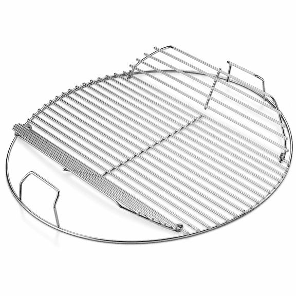 21.5-Inch Hinged Charcoal Grill Grate, Plated Steel Replacement