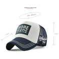 thumbnail image 4 of Lroveb Women Men Baseball Caps Embroidered Flower Denim Cap Fashion Topee Trucker Hat, 4 of 4