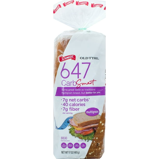 Schmidt Old Tyme 647 Carb Smart Multigrain Bread Loaf 17 Oz 18 Count Walmart Com Schmidt Old Tyme 647 Carb Smart Multigrain Bread Loaf 17 Oz 18 Count Walmart Com