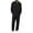 Black, variant on Men’s Long Sleeve Zip Collar Pullover Top and Drawstring Waist Pants Two Piece Set Casual Relaxed Fit Tracksuit Outfit