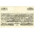 thumbnail image 2 of Forbes 18x13 Black Ornate Wood Framed with Double Matting Museum Art Print Titled - Longwood Florida - Forbes 1885, 2 of 4