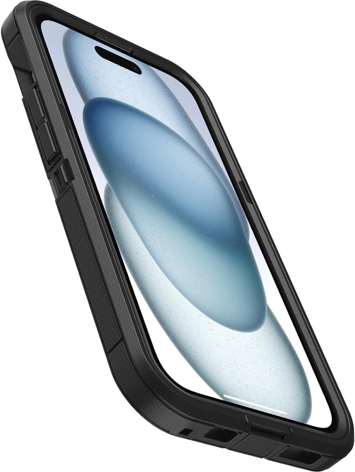 OtterBox iPhone 15, iPhone 14 & iPhone 13 Only - Defender Series XT Case - Black - Screenless - Rugged - Lanyard Attachment - Microbial Defense Protection - Non-Retail Packaging