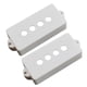 thumbnail image 5 of 2x cubiertas de pastillas abiertas para bajos para instrumentos de precisión. Piezas de instrumentos musicales. Blanco, 5 of 8