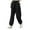 Black, variant on Sngxgn Women Clothing Women's Tethered Straight Cargo Pants Straight Wide Leg Loose Casual Trousers Casual Pants for Women(Black,L)