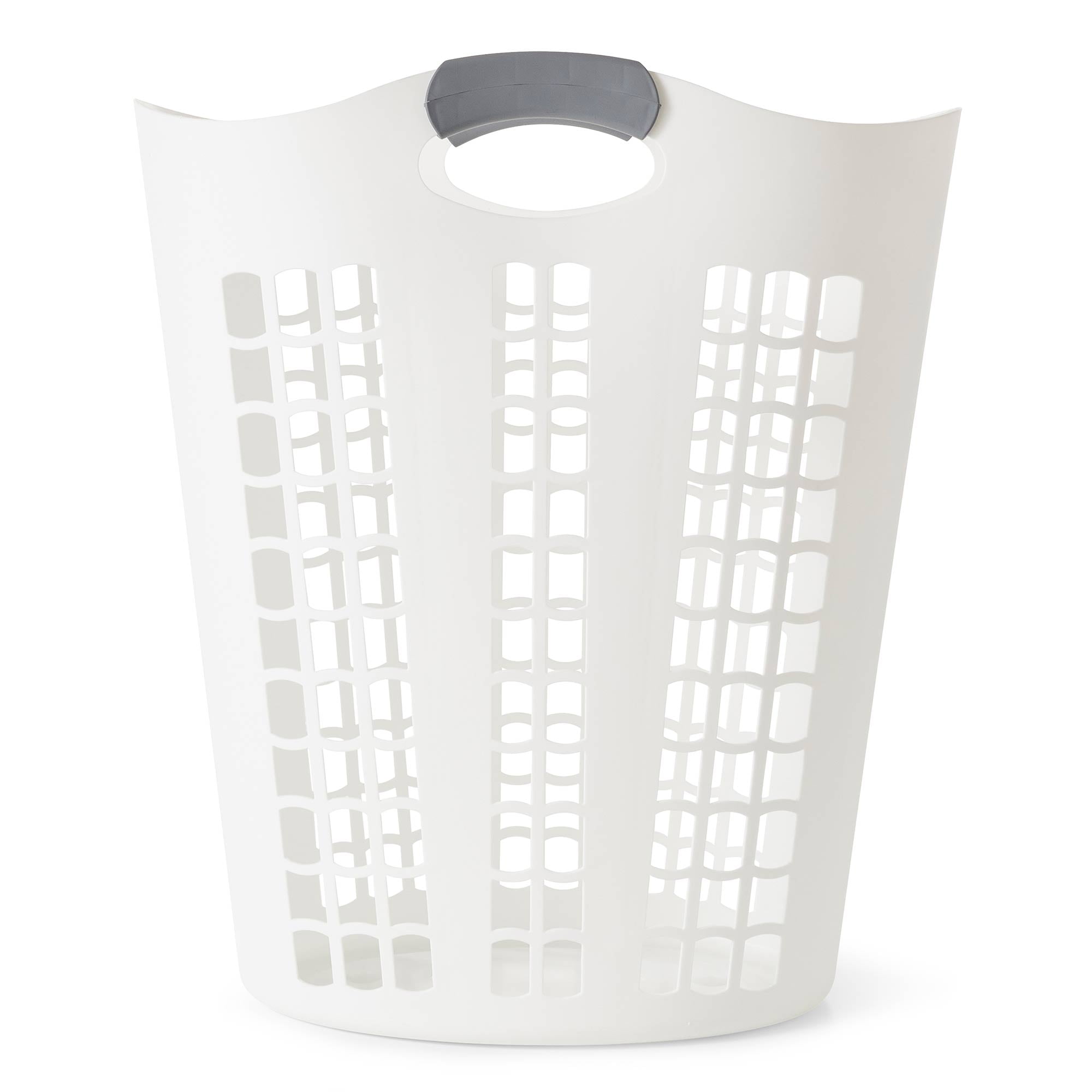 Gracious Living Easy Carry Flex Hamper, Ventilated Laundry Basket (5 Pack)