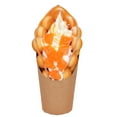 ZSIFEN Egg Waffle Ice Cream Model Ice Cream Food Food Fake Egg Waffle