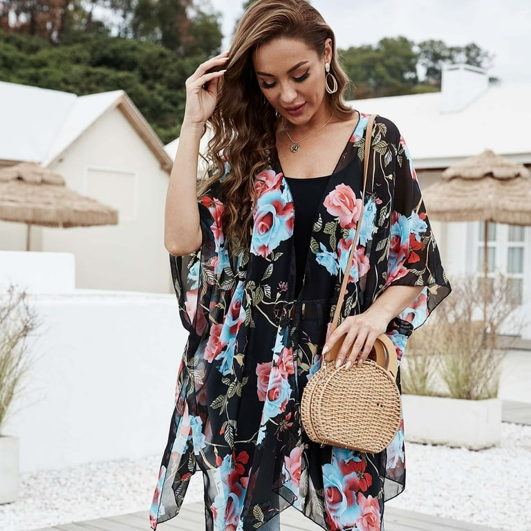 Flowy 2025 floral cardigan