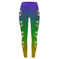 thumbnail image 3 of Pantalones de yoga con estampado de carnaval para mujer, leggings elásticos de cintura alta para entrenamiento, mallas deportivas suaves y cómodas para correr, gimnasio, fitness, ropa informal, 3 of 3