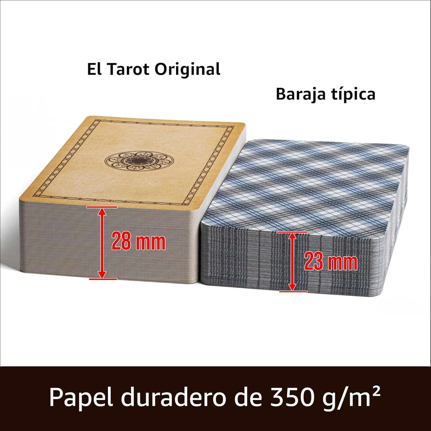 Da Brigh The Original Tarot, Deck of 78 Cards, Spanish