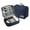 navy blue, variant on Electronic Organizer Travel Cable, Cable Organizer Bag, Large Travel Storage Bag Pouch Portable Waterproof Storage for Cable, Mouse,USB Cable,Power Bank,Cord, Charger - Gray