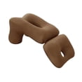 thumbnail image 5 of yotijay Napping Pillow Comfort Face Down Pillow for Reading Watching Movies Relaxing Brown, 5 of 9