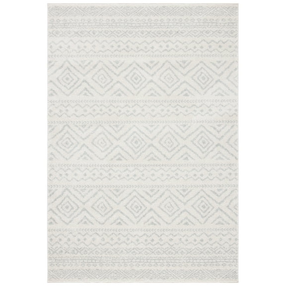 SAFAVIEH Tulum Merletta Oriental Area Rug, Ivory/Light Grey, 8' x 10'