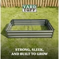 thumbnail image 6 of Yard Tuff Galvanized Steel Raised Garden Bed, Modern Outdoor Planter Box, Silver, 6 of 12