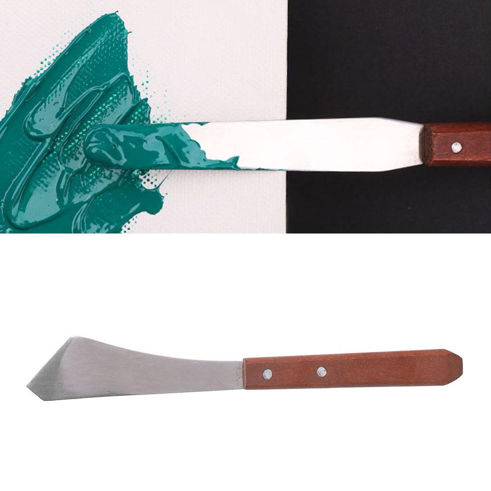 Tebru Palette Scraper,Oil Painting Palette Scraper Brownish Red