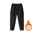 thumbnail image 2 of Krdevn Boys Winter Cargo Pants Insulated Trousers for Kids Cold Weather Outdoor Play Casual Bottom,Kids Clothing,6-7 Years, 2 of 4
