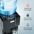 thumbnail image 4 of Igloo Water Cooler, Top-Load Water Dispenser for 3-5 gal Bottles with Hot Water Safety Lock, Black, 4 of 5