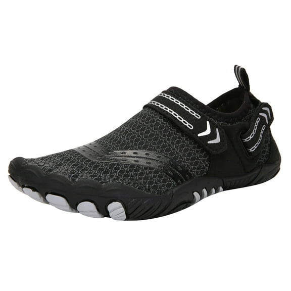 YLYL Water Shoes for Women Men Quick Dry Wide Toe Aqua Shoes Adjustable Barefoot Shoes for Swim Beach River Pool Surf