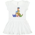 thumbnail image 3 of Inktastic Gecko Pile Cute Lizards Girls Toddler Dress, 3 of 5