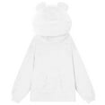 thumbnail image 4 of Miluxas Frog Hoodie Teen Girls Cute Oversized Hoodies Women Sweatshirt Solid Casual Pullover Tops with Pocket White XL(XL), 4 of 9