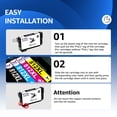 thumbnail image 4 of 812XL Ink compatible for Epson 812 Ink Cartridges for Epson Workforce Pro WF-7820 WF-7840 WF-7310, 4 of 7