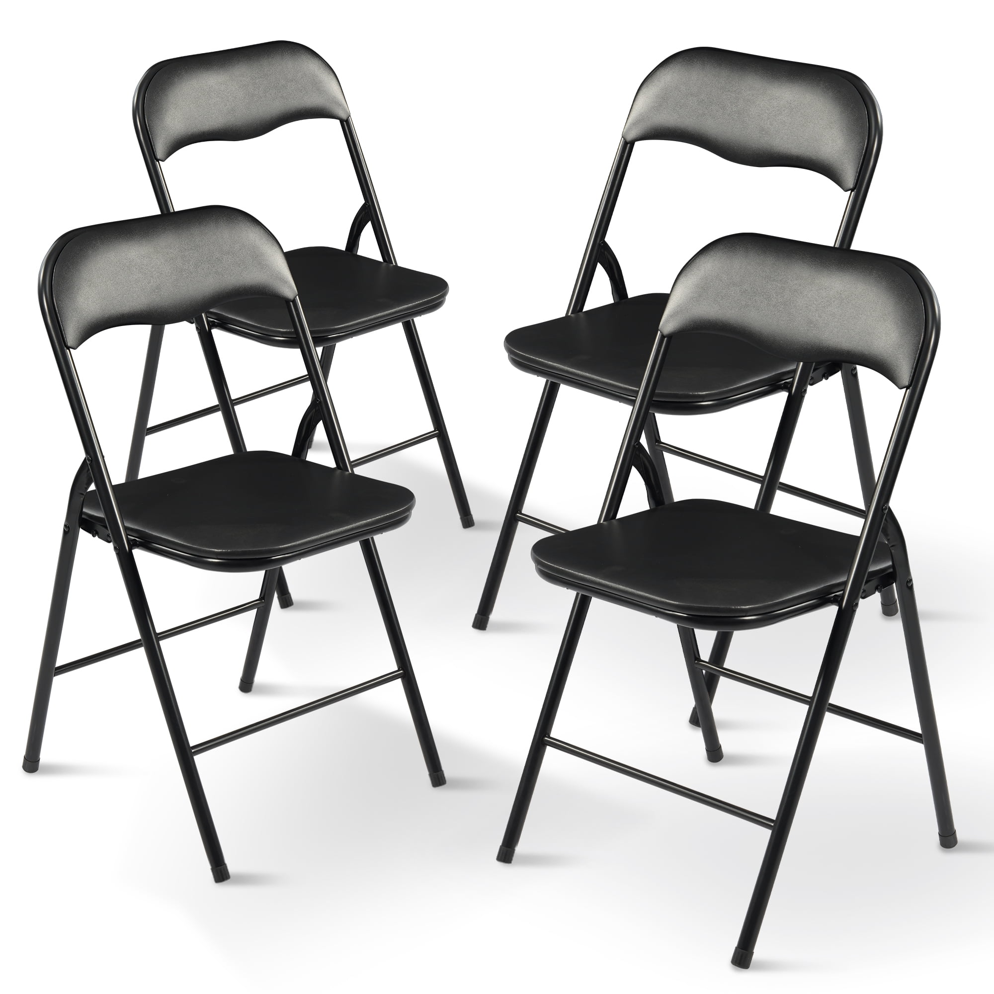 FlexWave Folding Chair Adult version Set，Includes 4 Folding