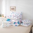 thumbnail image 6 of Castle Fairy Flying Butterfly Bedding Comforter Set,Kawaii Flowers Full Bedding Set, 6 of 8