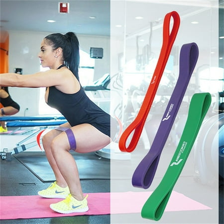 - Stretch Exercise Resistance Loop Bands for Yoga Workout Power Gym Fitness Red