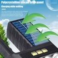 thumbnail image 4 of CNKOO 11LED Solar Flashlight Portable LED Searchlight with COB Sidelight Solar / USB Rechargeable High Lumens 3 Modes Spotlight Waterproof Torch Light for Fishing Camping Emergency Outdoo, 4 of 12