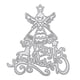 thumbnail image 1 of Plantillas de corte de metal con diseño de ángel de Feliz Navidad para álbum de recortes, tarjetas de papel, moldes y repujado., 1 of 5