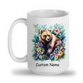 thumbnail image 2 of Custom Grizzly Bear Coffee Mug – Adorable Gift for Bear Lovers, Parents, Siblings, Friends – Personalized Ceramic Cup 11oz 15oz – Perfect for Coffee & Tea, 2 of 6