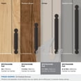 thumbnail image 3 of Amerock Balata 5-1/16 inch (128mm) Center-to-Center Oil-Rubbed Bronze Cabinet Pull, 3 of 6