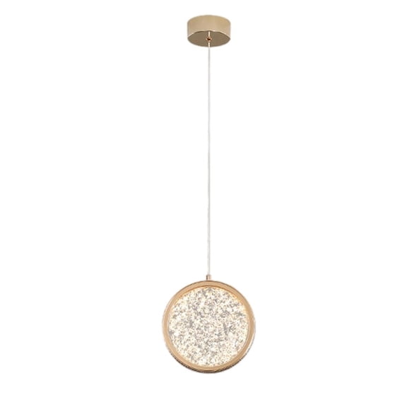 Lámpara de en forma de cristal Lámpara colgante de techo LED Accesorios de iluminación de decoración 20 centímetros