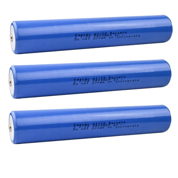 Kastar 3-Pack Battery Replacement for Streamlight 9032, Streamlight SL20, Streamlight SL20S, Streamlight SL20X, SL20X W/AC, SL20X W/DC, SL20XP LED W Steamlight SL-20XP-LED, Gates 41B038AF00101 Light