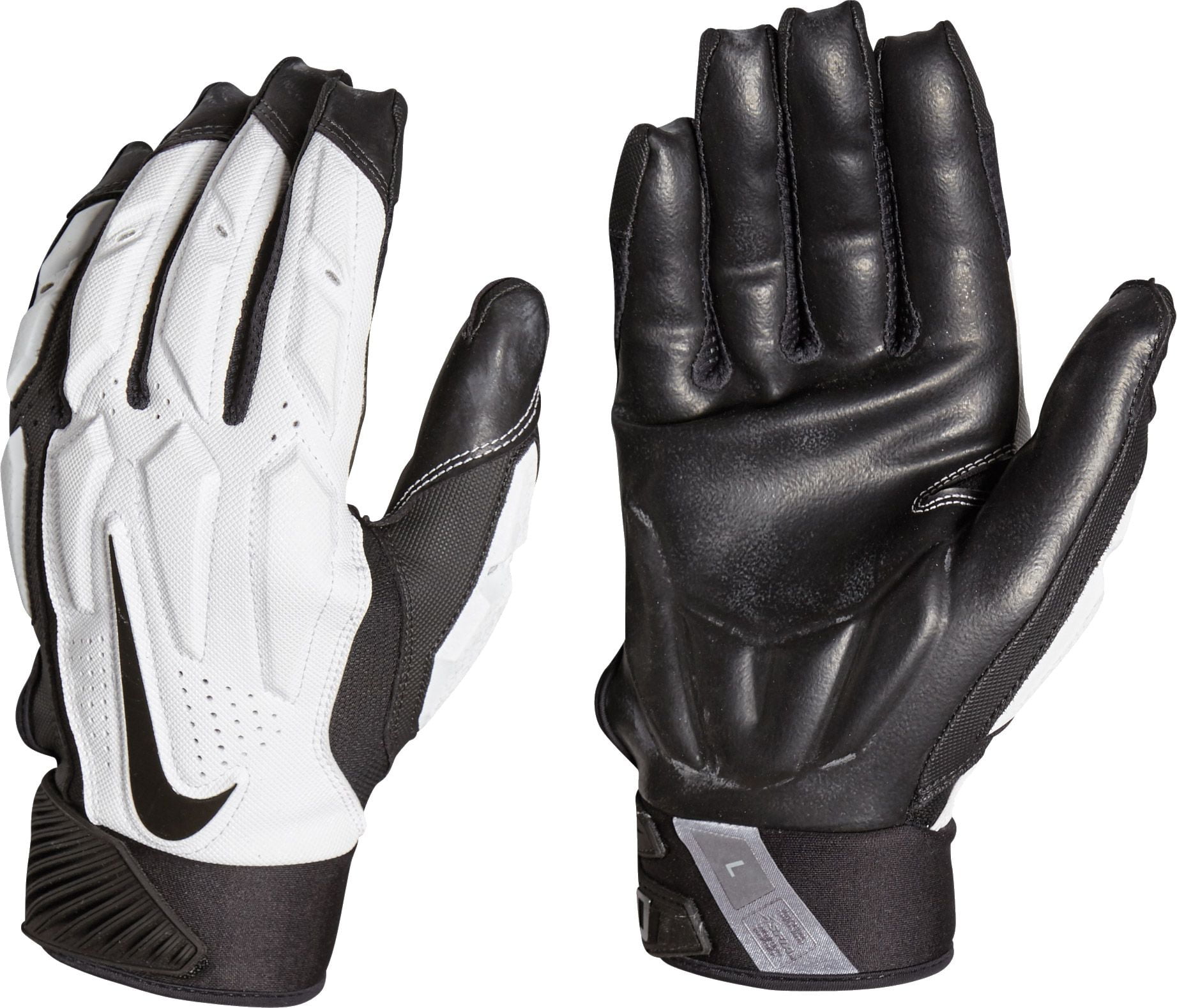 white nike lineman gloves