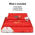 thumbnail image 6 of Hitime 4PC Deep Pocket King Sheet Set Fit 16", Breathable Microfiber Super Soft King Size Sheet Set, Luxury Hotel Style Home Decor King Bed Sheet Set, Gift for Women, Men, 6 of 8