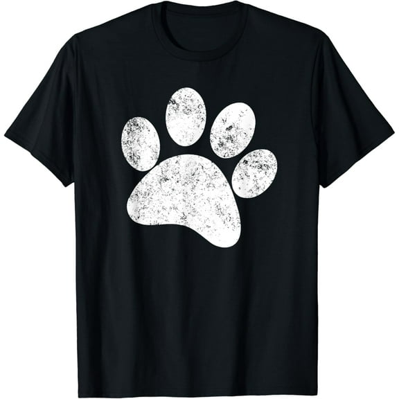 Dog Paw Print Shirt - Vintage Dog Paw So Cute Gifts Lover Dog T-shirt