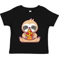 thumbnail image 3 of Inktastic Sloth Pizza Boys or Girls Toddler T-Shirt, 3 of 5